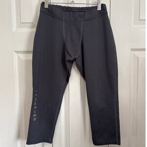 LEORÊVER Men's Gray UPF Compression Calf Tights Size Medium